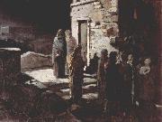 Nikolai Ge Christ praying in Gethsemane oil painting